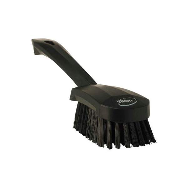 Remco Vikan Short Handle Scrubbing Brush- Stiff, Black 41929 - main